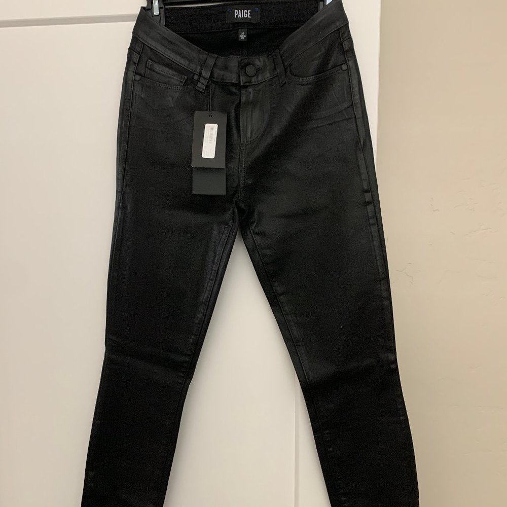 *NWT* PAIGE Verdugo Ultra Skinny Black Fog